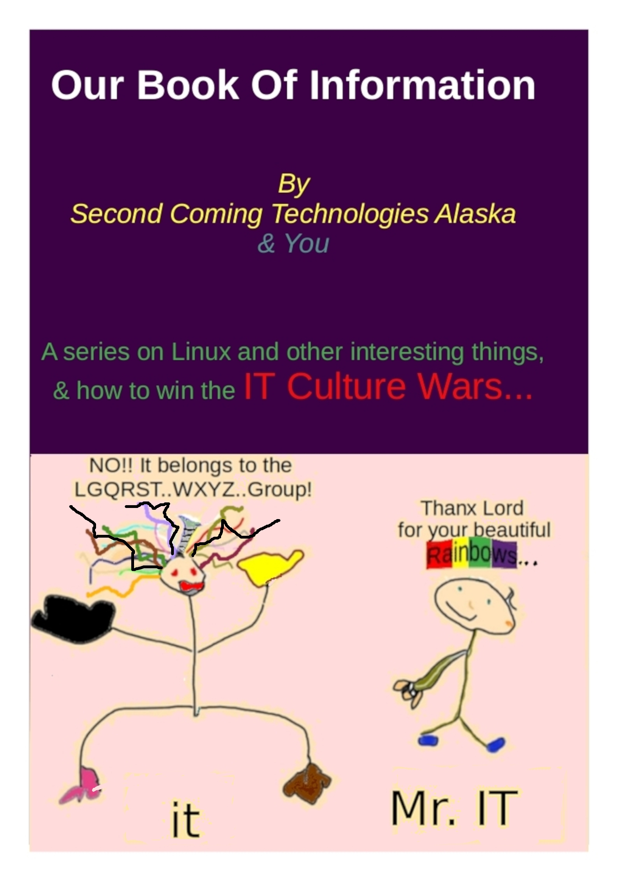 Go here for our IT Book!! mailto:john@secondcomingtechnologies.com